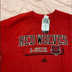 adidas A-State Red Wolves Crewneck